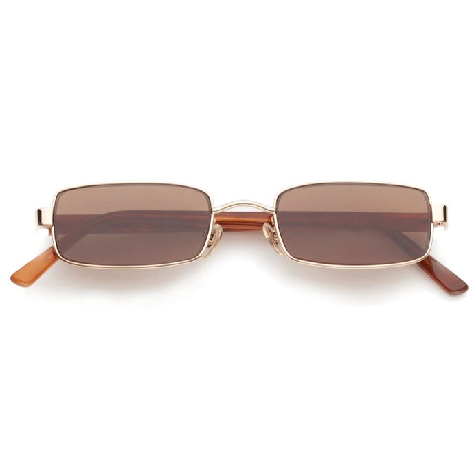 Nina / Gold Metal & Chestnut Lens - Shade Files