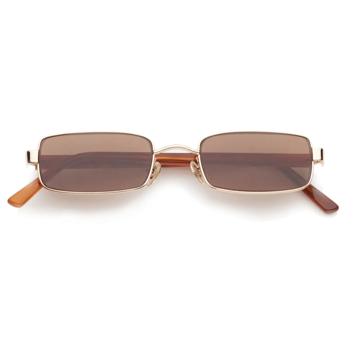 Nina / Gold Metal & Chestnut Lens Nina / Gold Metal & Chestnut Lens