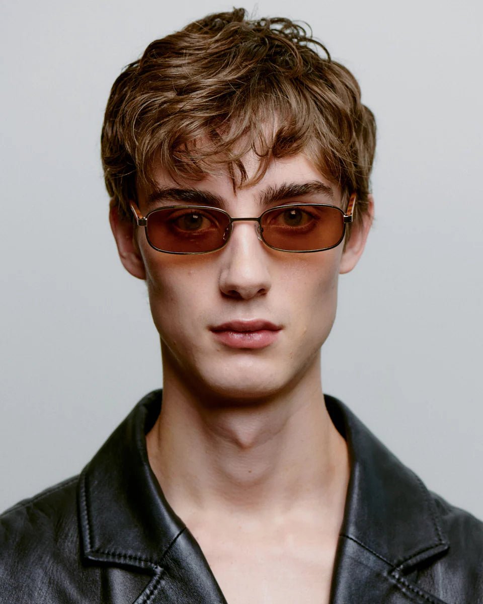 Noah / Gold Burnt Amber & Light Brown Lens - Shade Files