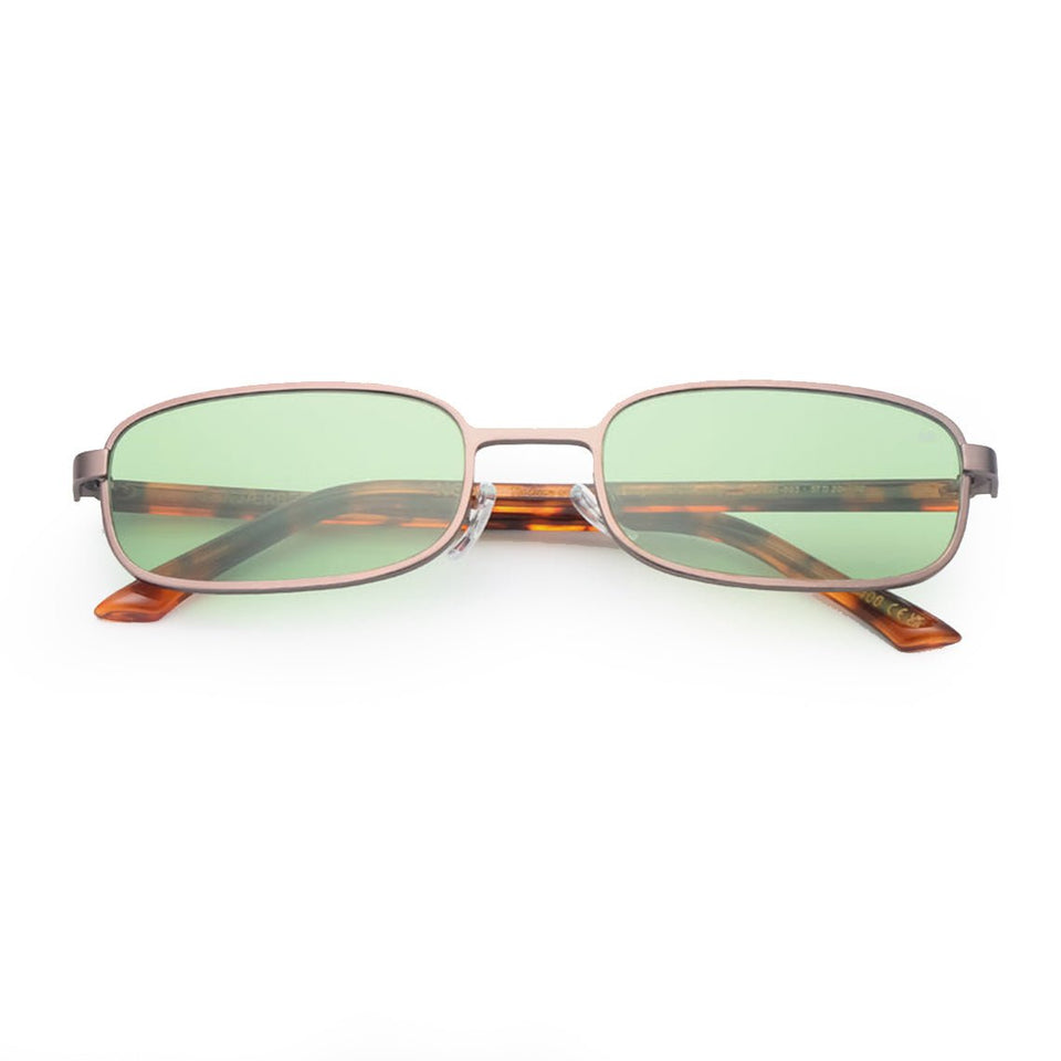Noah / Matte Gun Metal Havana & Green Lens Noah / Matte Gun Metal Havana & Green Lens