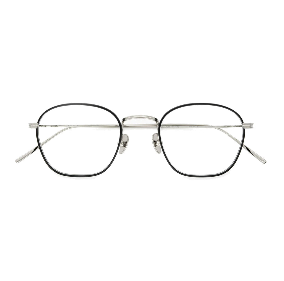 Osiris Optical / Matte Black Silver Titanium & Blue-light Lens Osiris Optical / Matte Black Silver Titanium & Blue-light Lens