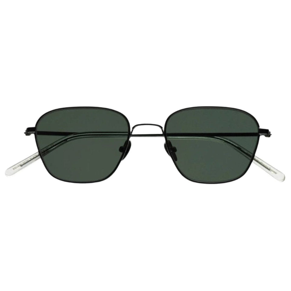 Otis / Black Steel & Green Solid Lens Otis / Black Steel & Green Solid Lens