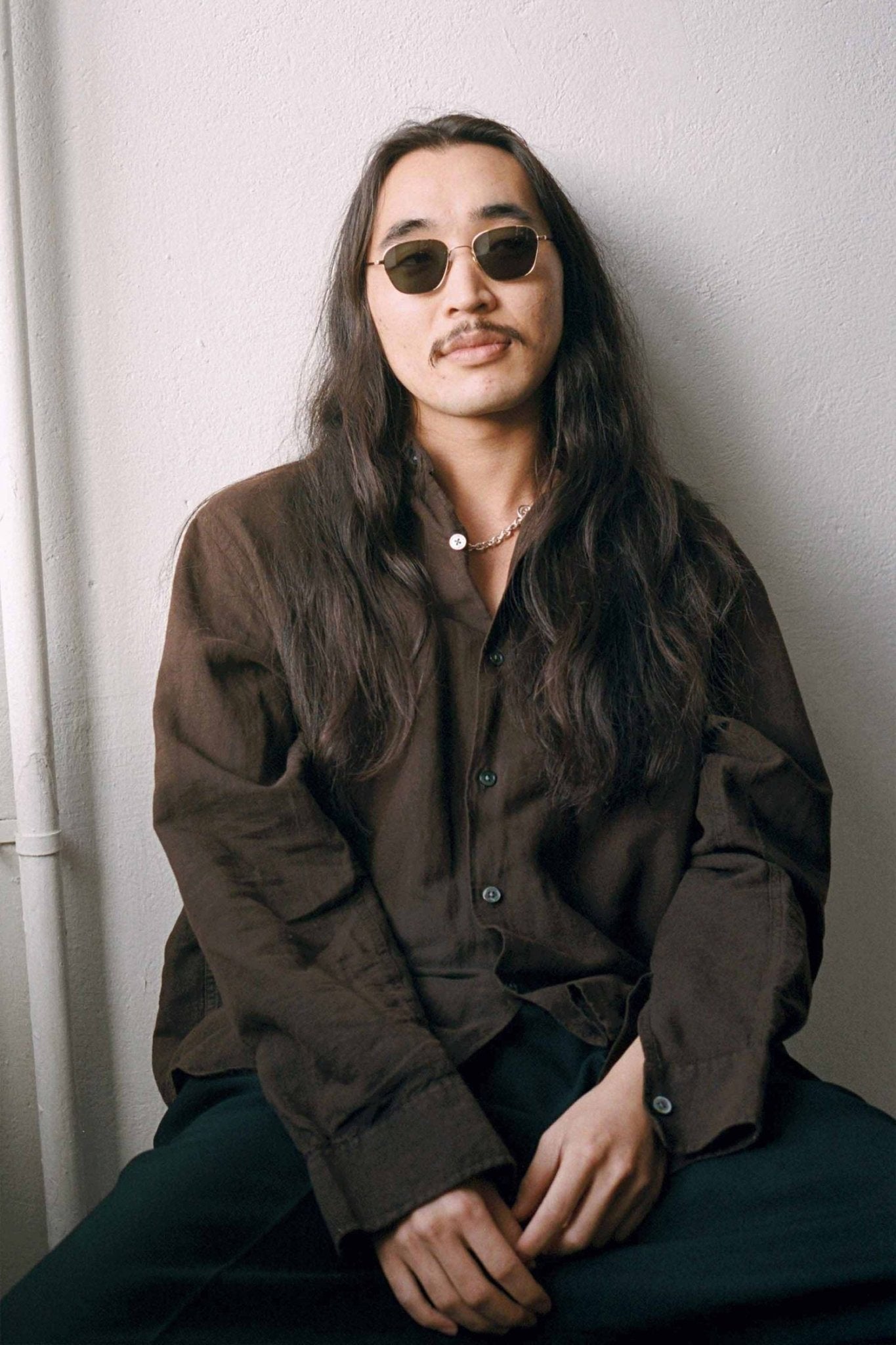 Otis / Gold Metal & Green Solid Lens - Shade Files