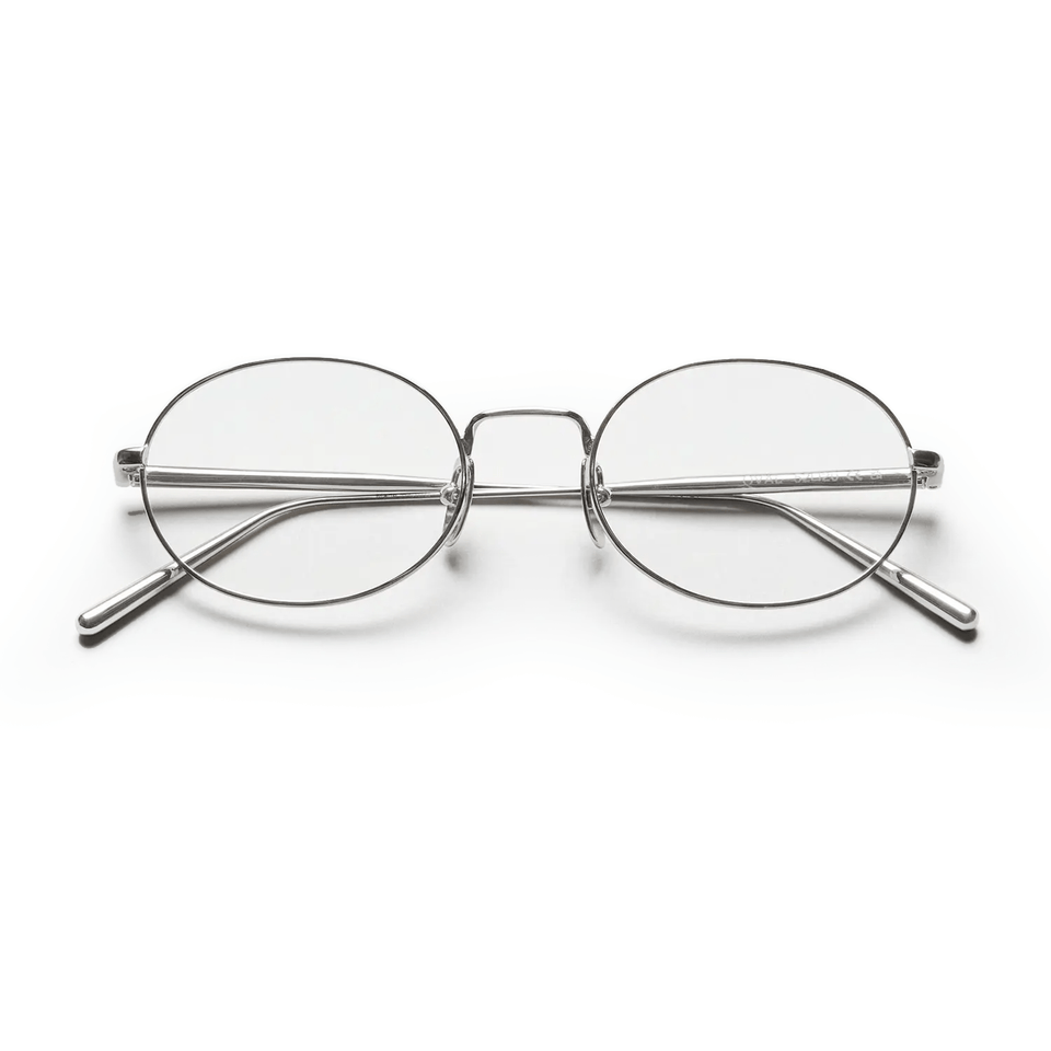 Oval Steel Optical / Silver & Clear Lens Oval Steel Optical / Silver & Clear Lens