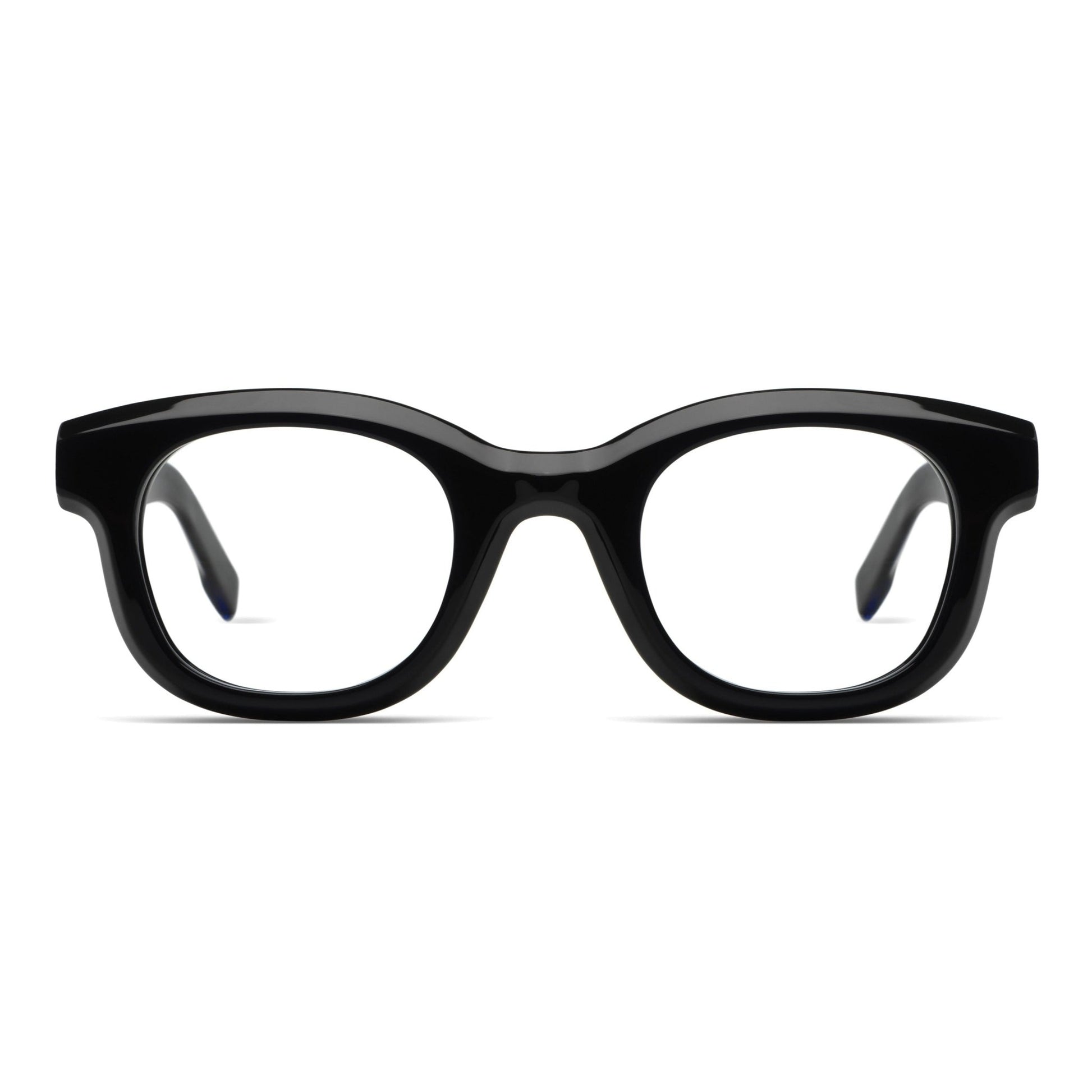 Owen Optical / Black Space Acetate & Blue - Light Lens - Shade Files