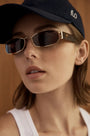 Perez / Silver Metal & Gradient Grey Lens - Shade Files