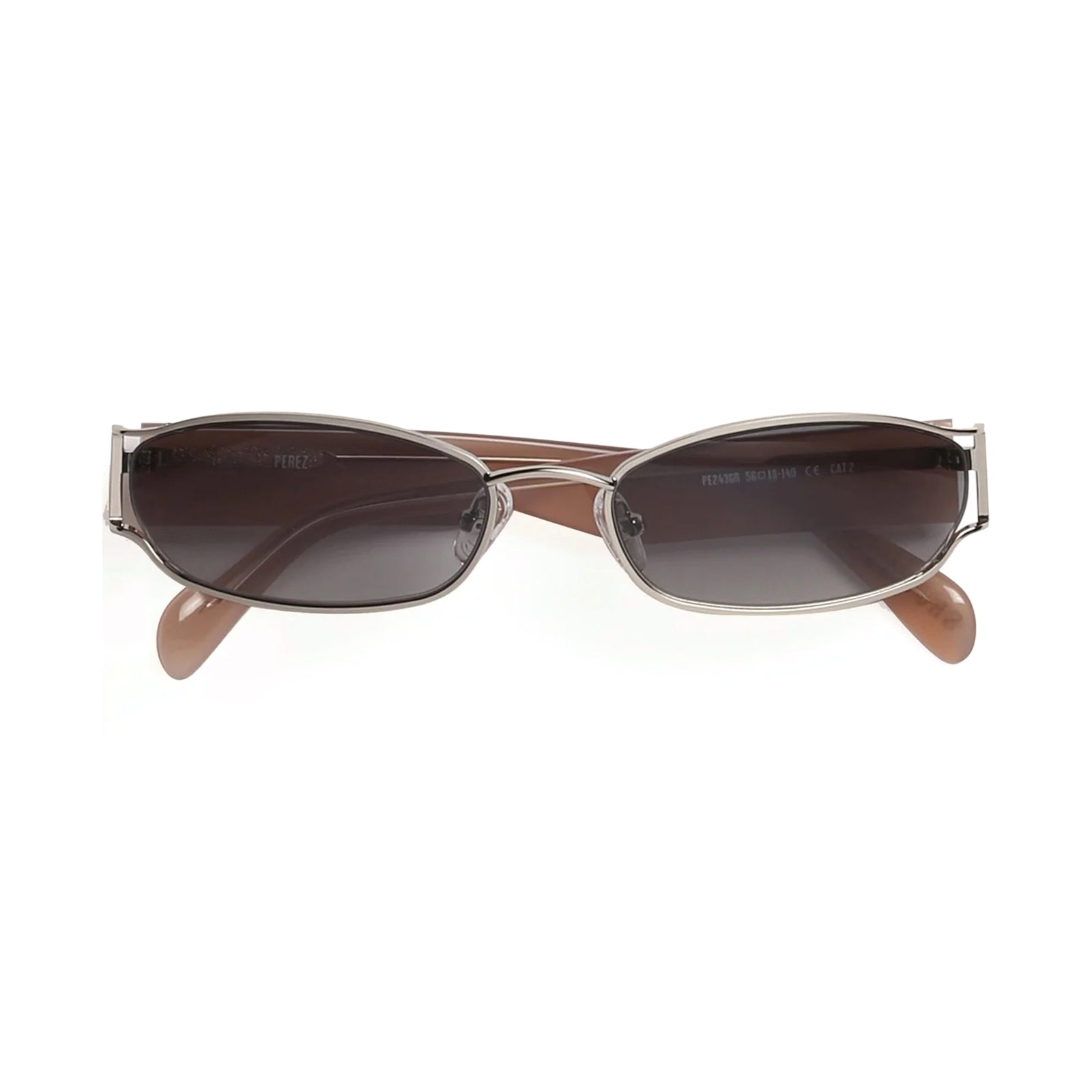 Perez / Silver Metal & Gradient Grey Lens - Shade Files