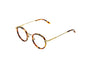 Pete Slims Optical / Maple Gold Acetate & Blue - Light Lens - Shade Files