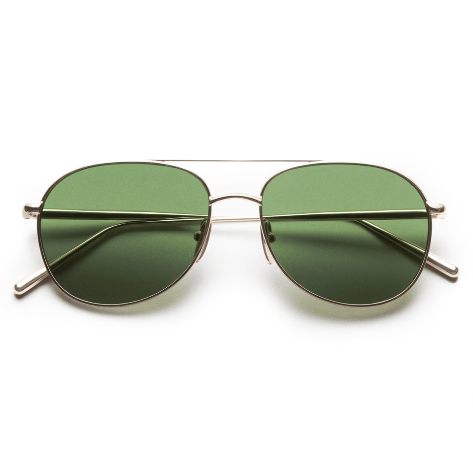 Pilot / Soft Gold & Green Lens Pilot / Soft Gold & Green Lens