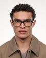 Quill Optical / Black Acetate & Clear Lens - Shade Files