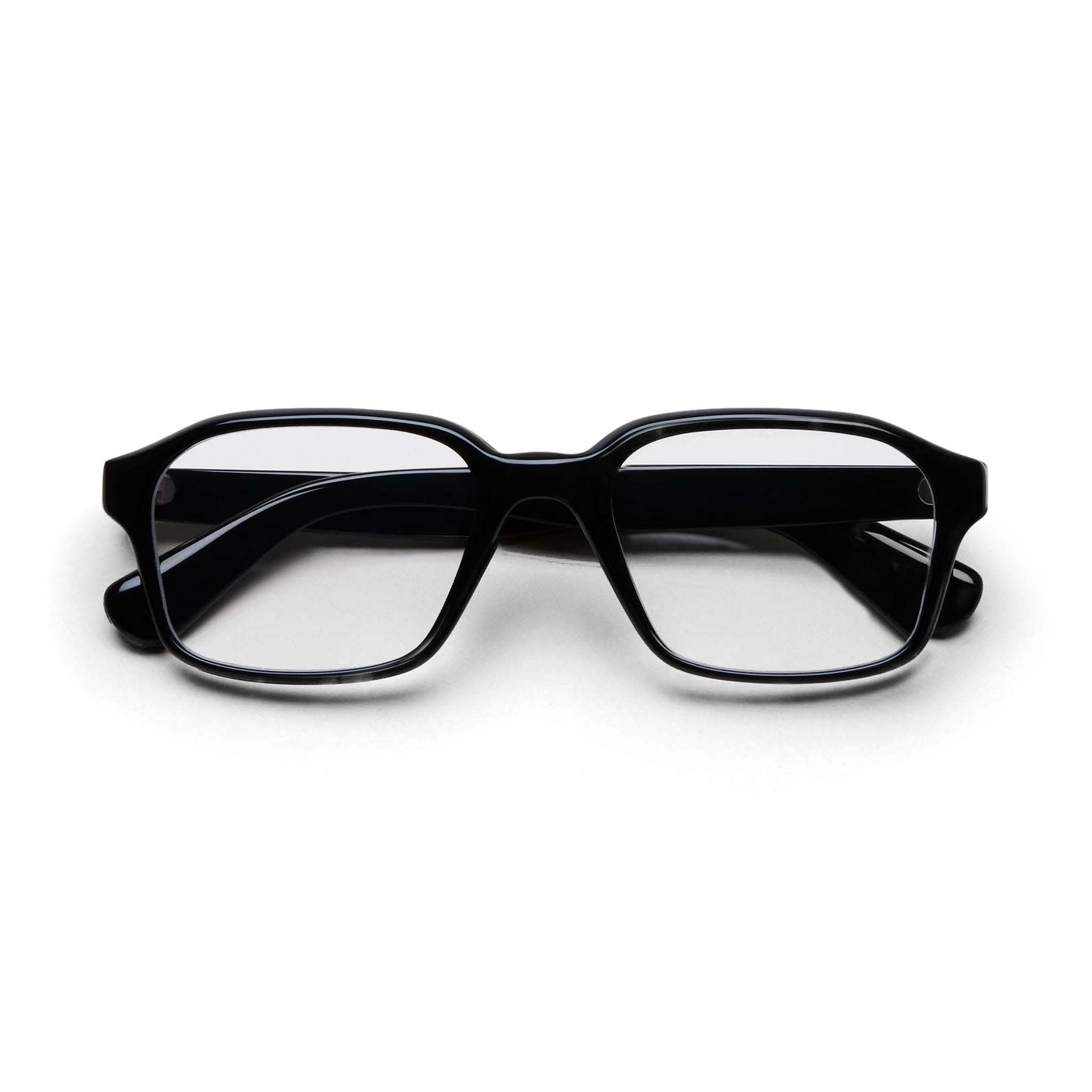 Quill Optical / Black Acetate & Clear Lens - Shade Files