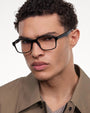 Quill Optical / Black Acetate & Clear Lens - Shade Files