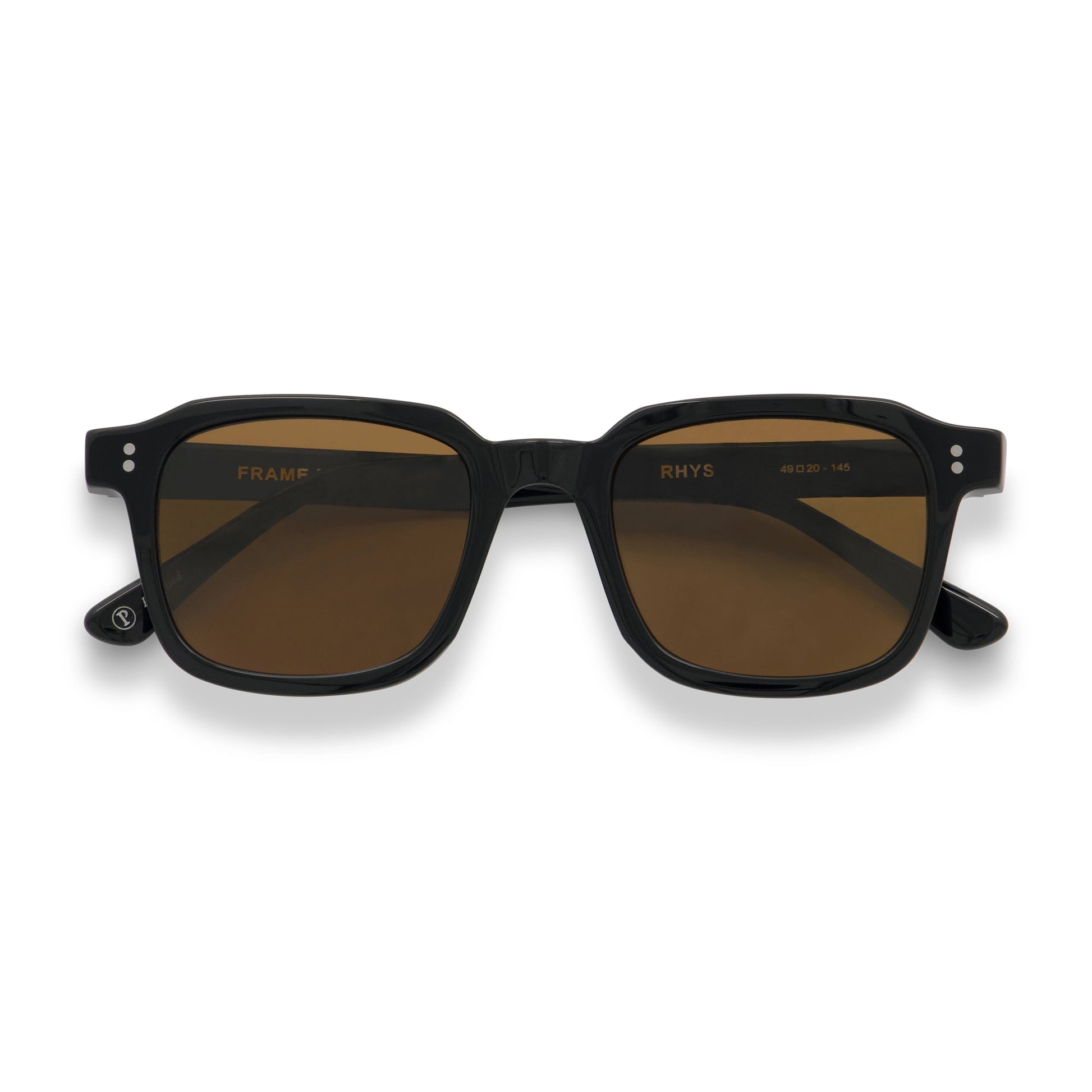 Rhys / Black Acetate & Polarised Brown Lens - Shade Files
