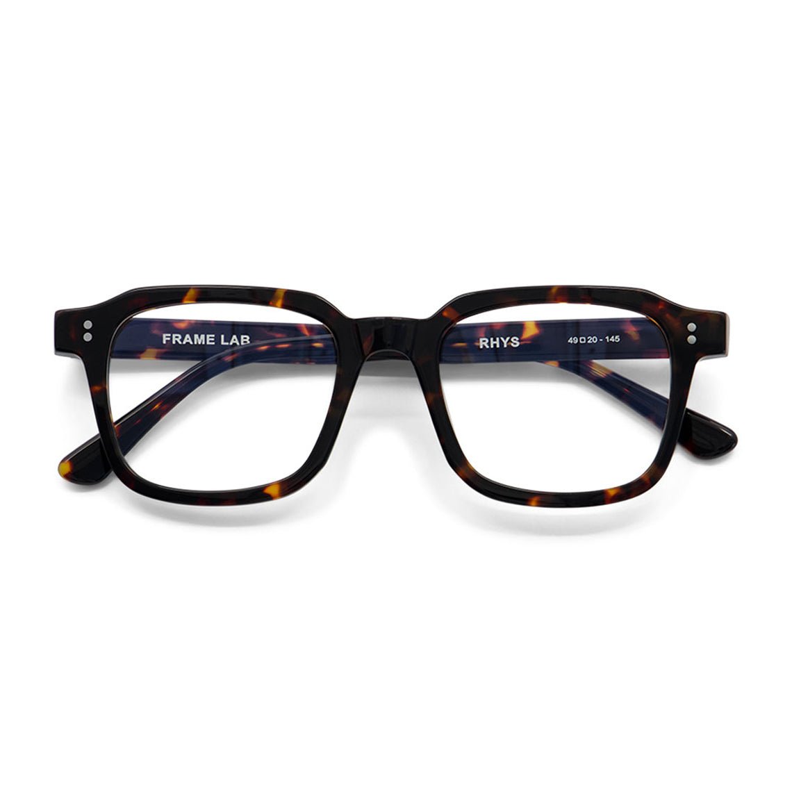 Rhys Optical / Dark Tortoise Acetate & Prescription Lens - Shade Files