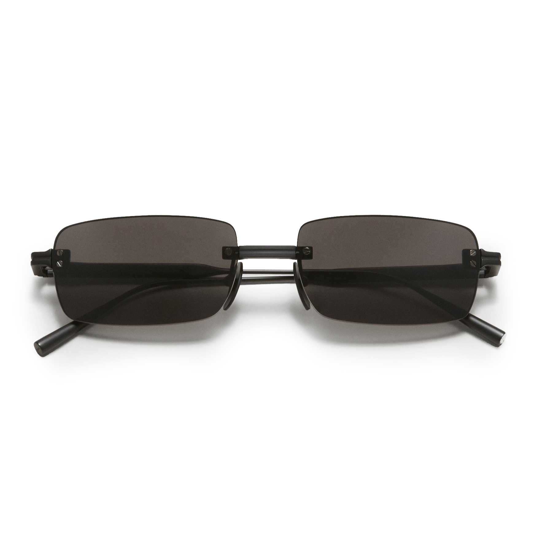 Rimless Parallel / Black Titanium & Grey Lens - Shade Files