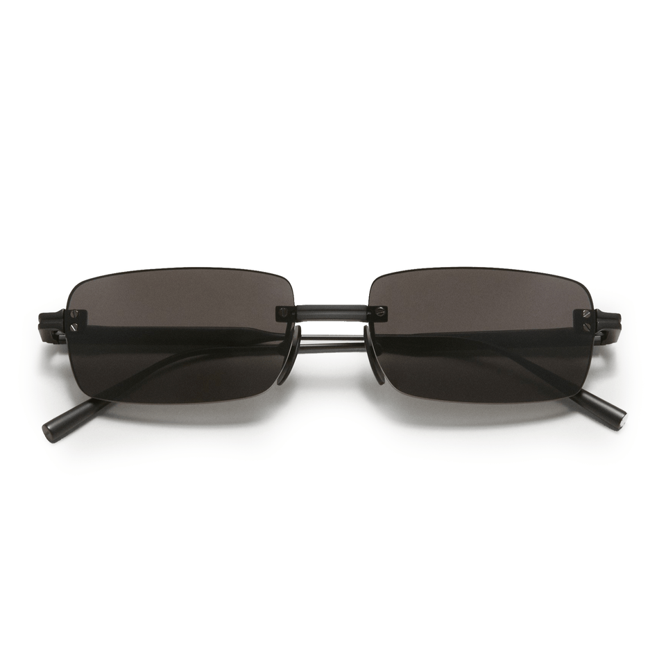 Rimless Parallel / Black Titanium & Grey Lens Rimless Parallel / Black Titanium & Grey Lens