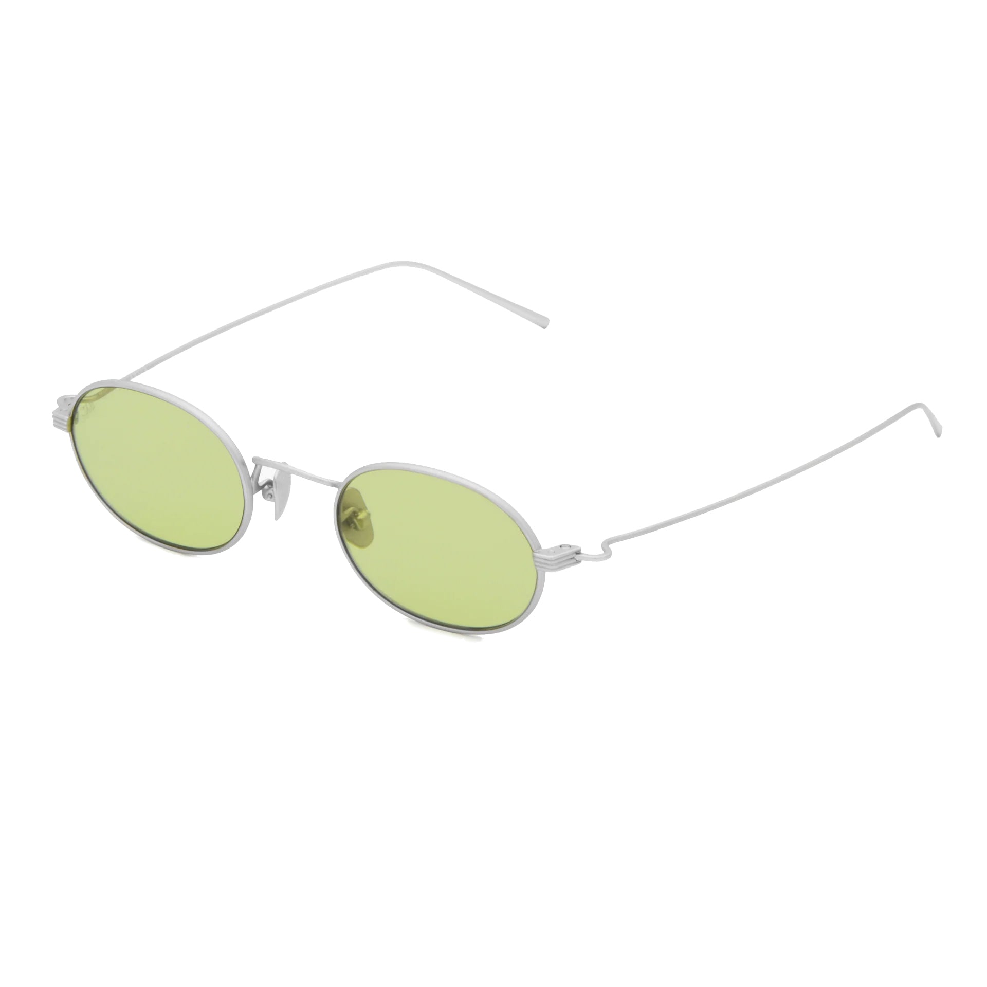 Rio / Matte Silver Titanium & Lt Green Lens - Shade Files