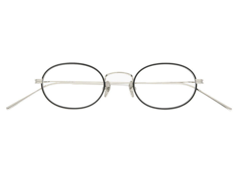 Rio Optical / Matte Black & Silver Titanium & Blue-Light Lens Rio Optical / Matte Black & Silver Titanium & Blue-Light Lens
