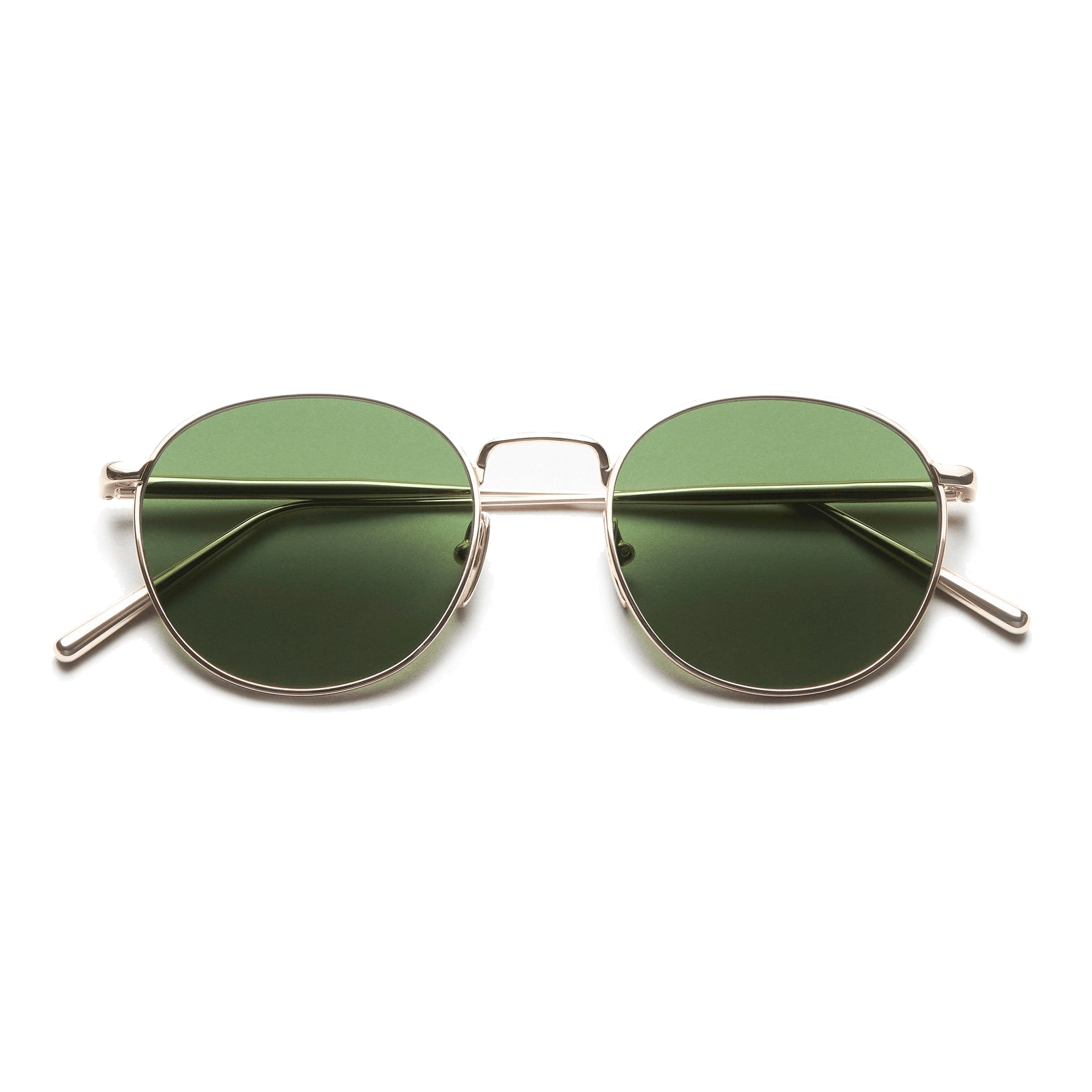 Round / Soft Gold & Graphite Green Lens - Shade Files