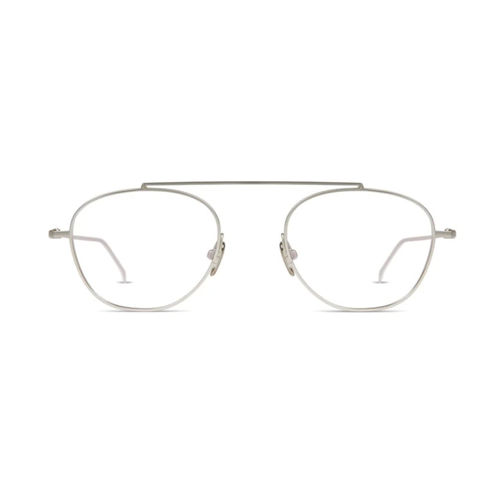 Sheldon Optical / Matte Silver Metal & Blue - Light Lens - Shade Files