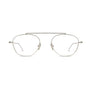 Sheldon Optical / Matte Silver Metal & Blue - Light Lens - Shade Files