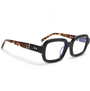 Shy Guy Optical / Black Tortoise & Blue - Light Lens - Shade Files