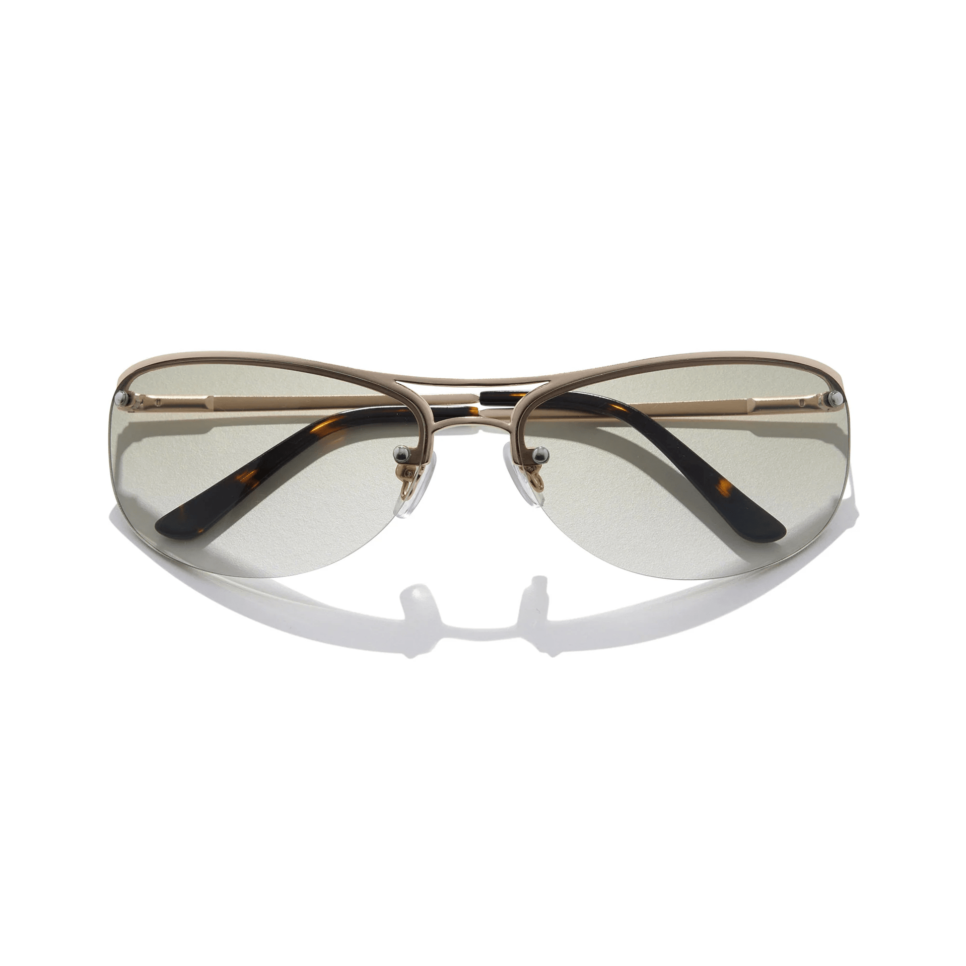 Slim / Matte Champagne & Jade Lens - Shade Files