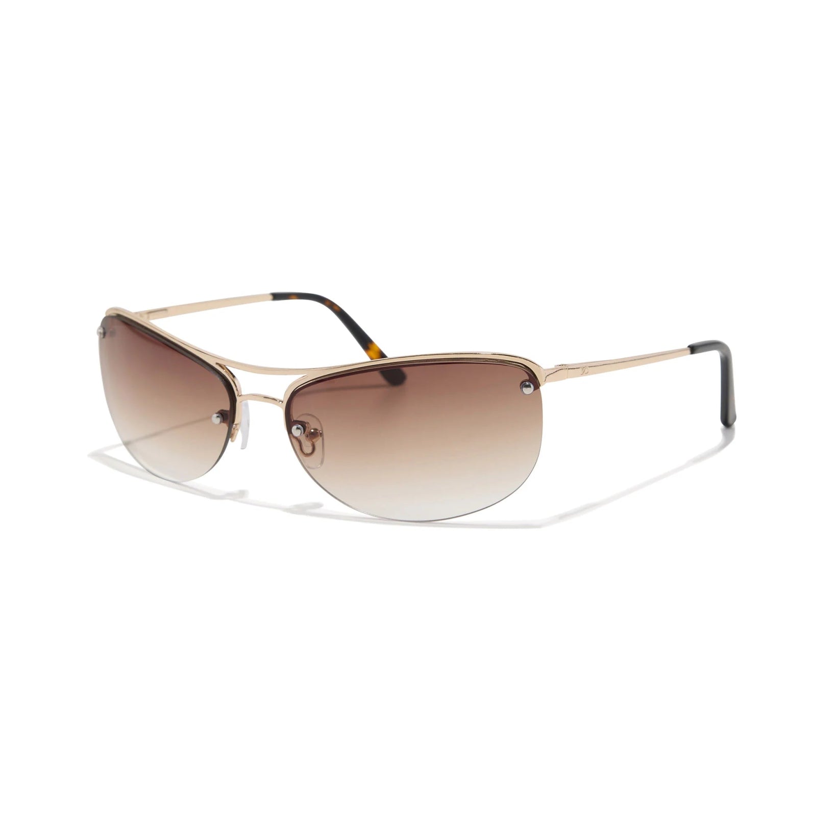 Slim / Polished Gold & Hustler Brown Lens - Shade Files