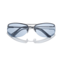 Slim / Polished Silver & Periwinkle Lens - Shade Files