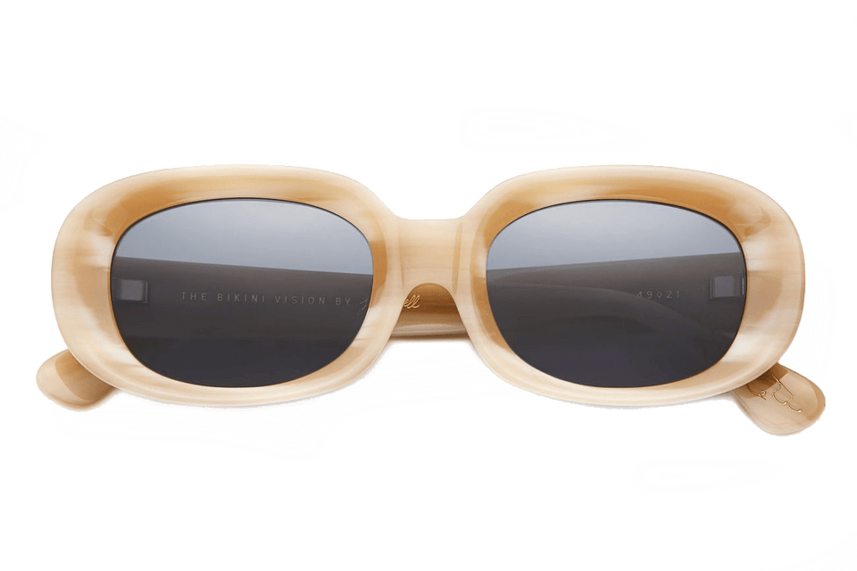 The Bikini Vision / Bone White Bio & Vintage Blue Lens The Bikini Vision / Bone White Bio & Vintage Blue Lens