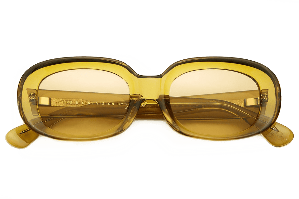 The Bikini Vision / Crystal Kelp Bio & Mustard Lens The Bikini Vision / Crystal Kelp Bio & Mustard Lens