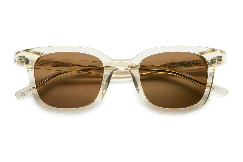 The Dropout Boogie / Crystal Champagne Bio & Polarised Bronze Lens The Dropout Boogie / Crystal Champagne Bio & Polarised Bronze Lens