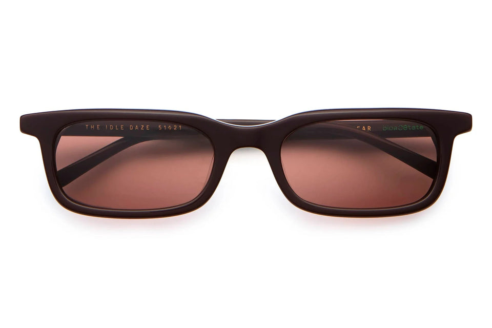 The Idle Daze / Mahogany Bio & Mauve Lens The Idle Daze / Mahogany Bio & Mauve Lens
