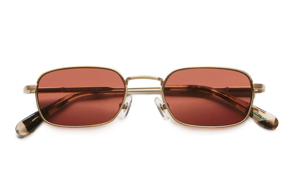 The Nu Bloom / Warm Gold & Desert Tortoise Rosewood Bio Lens The Nu Bloom / Warm Gold & Desert Tortoise Rosewood Bio Lens