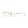 Titan Oval Optical / Gold Titanium & Clear Lens - Shade Files