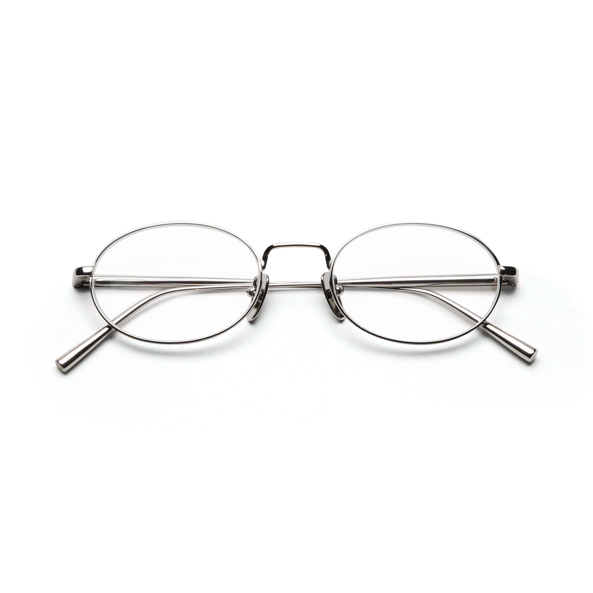 Titan Oval Optical / Silver Titanium & Clear Lens - Shade Files