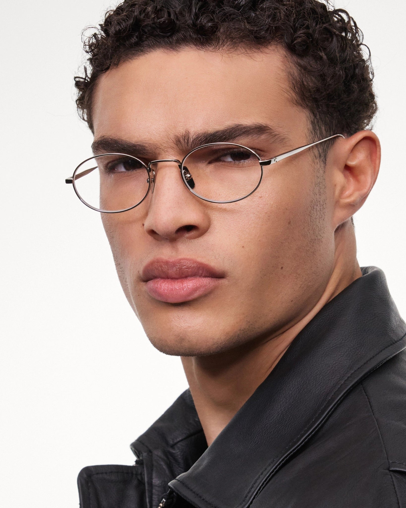 Titan Oval Optical / Silver Titanium & Clear Lens - Shade Files