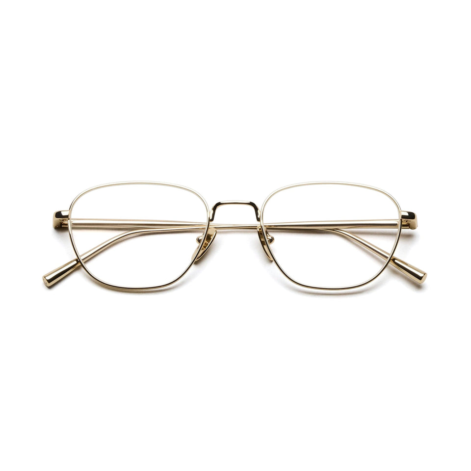 Titan Polygon Optical / Gold Titanium & Clear Lens Titan Polygon Optical / Gold Titanium & Clear Lens