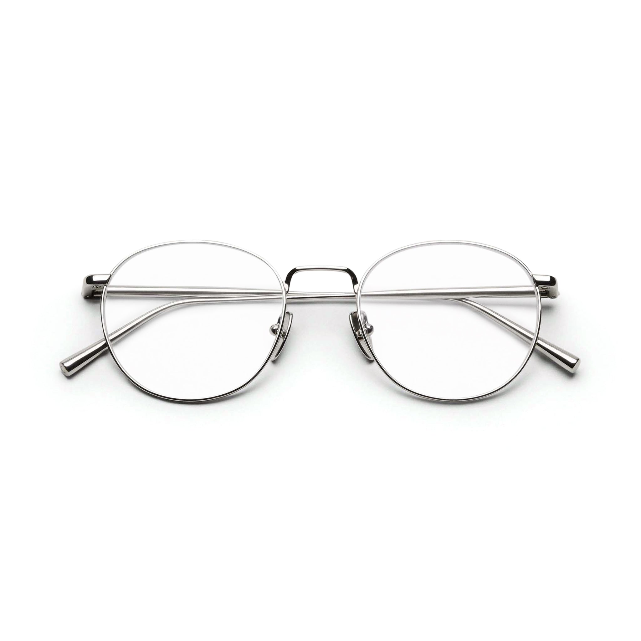 Titan Round Optical / Silver Titanium & Clear Lens - Shade Files