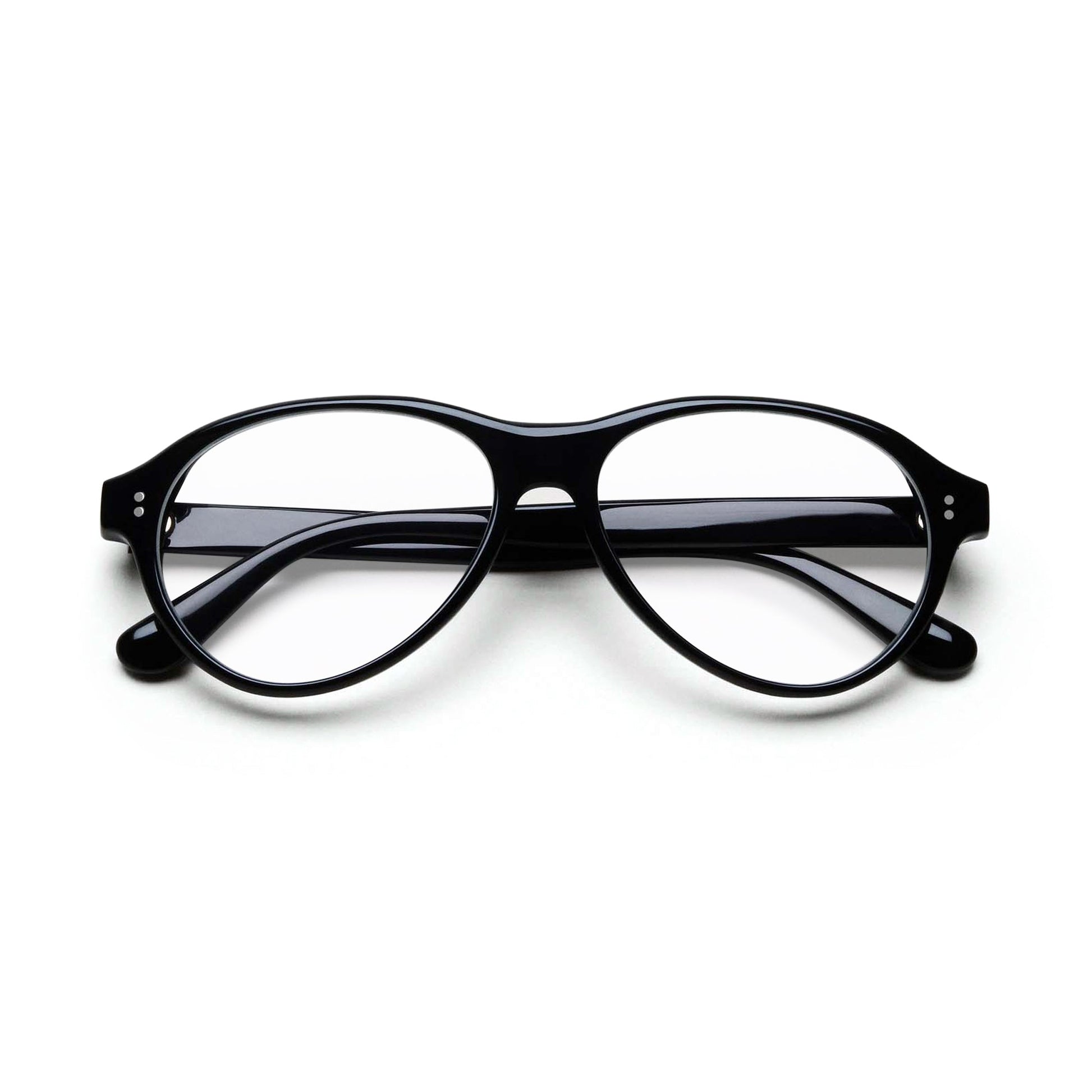 Tome Optical / Black Acetate & Clear Lens - Shade Files