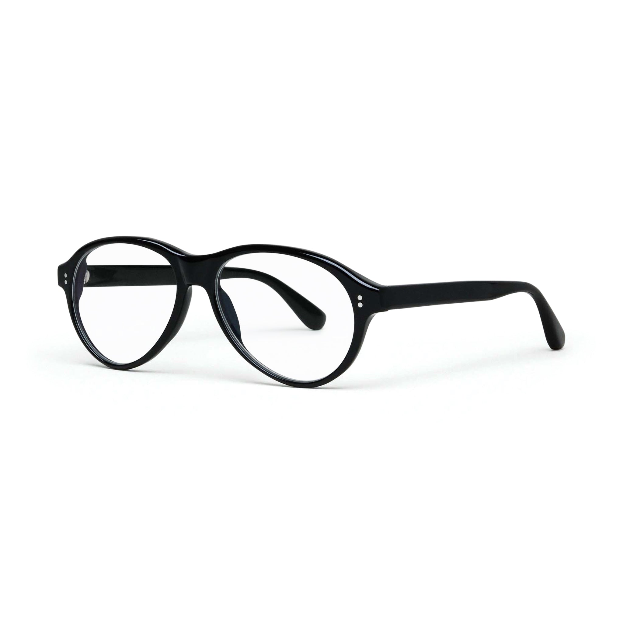 Tome Optical / Black Acetate & Clear Lens - Shade Files