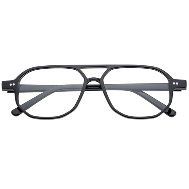 Walid Optical / Black Acetate & Prescription Lens Walid Optical / Black Acetate & Prescription Lens