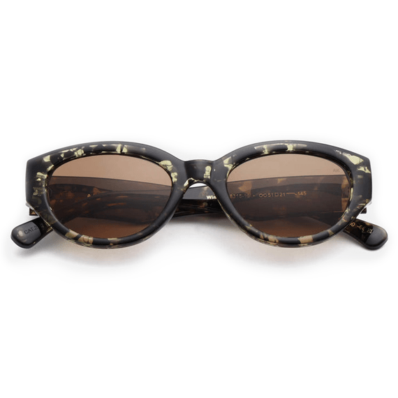 Winnie / Black Yellow Tortoise & Brown Lens Winnie / Black Yellow Tortoise & Brown Lens