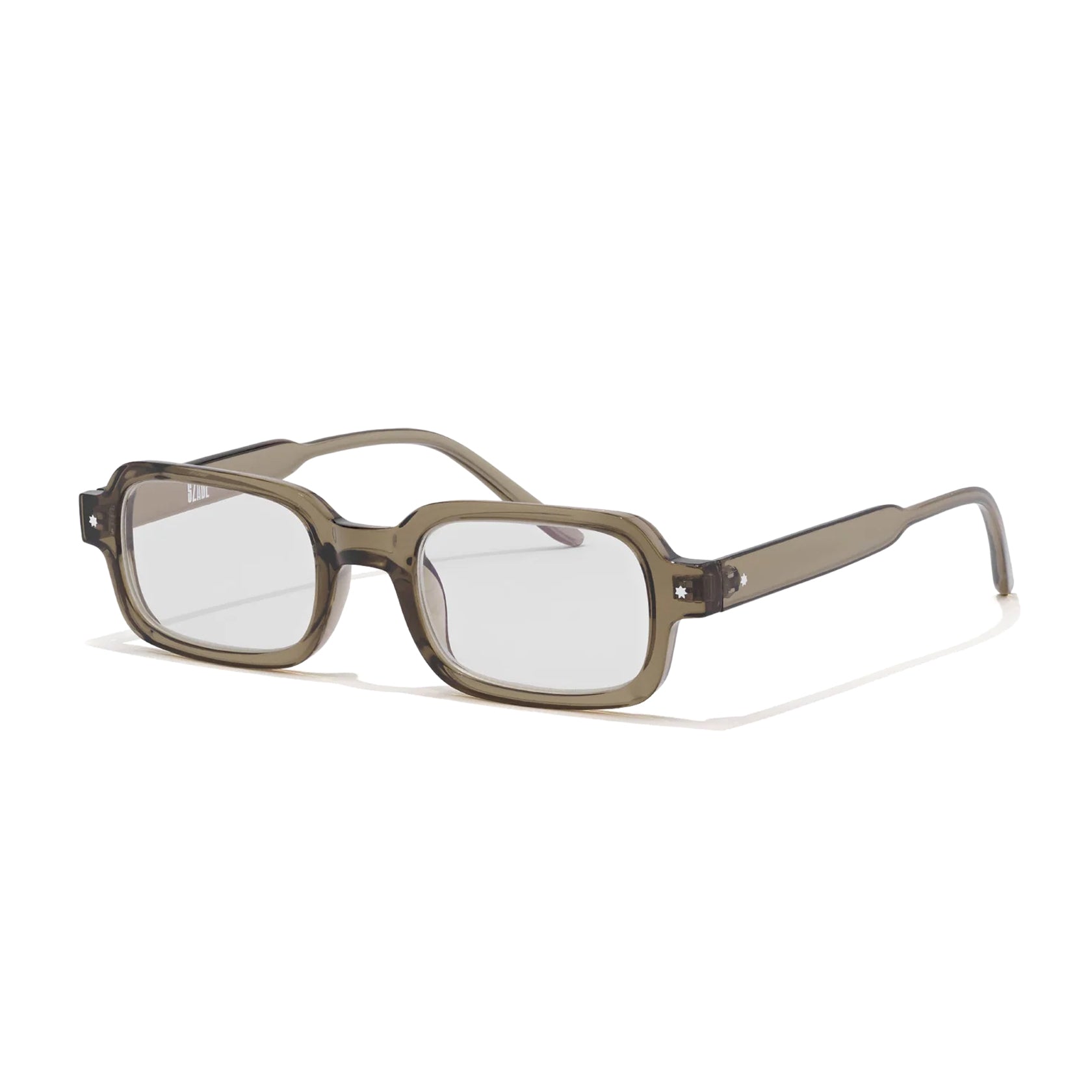 Wynn / Olive & Clear Blue - Light Lens - Shade Files