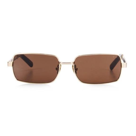X Jordan Simek / Mile High / Gold Metal & Brown Lens X Jordan Simek / Mile High / Gold Metal & Brown Lens