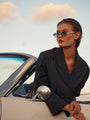 X Jordan Simek / Mile High / Silver Metal & Blue Lens - Shade Files