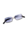 X Jordan Simek / Mile High / Silver Metal & Blue Lens - Shade Files