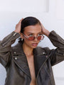 X Wyld Blue / Wylder / Silver Steel & Light Pink Lens - Shade Files