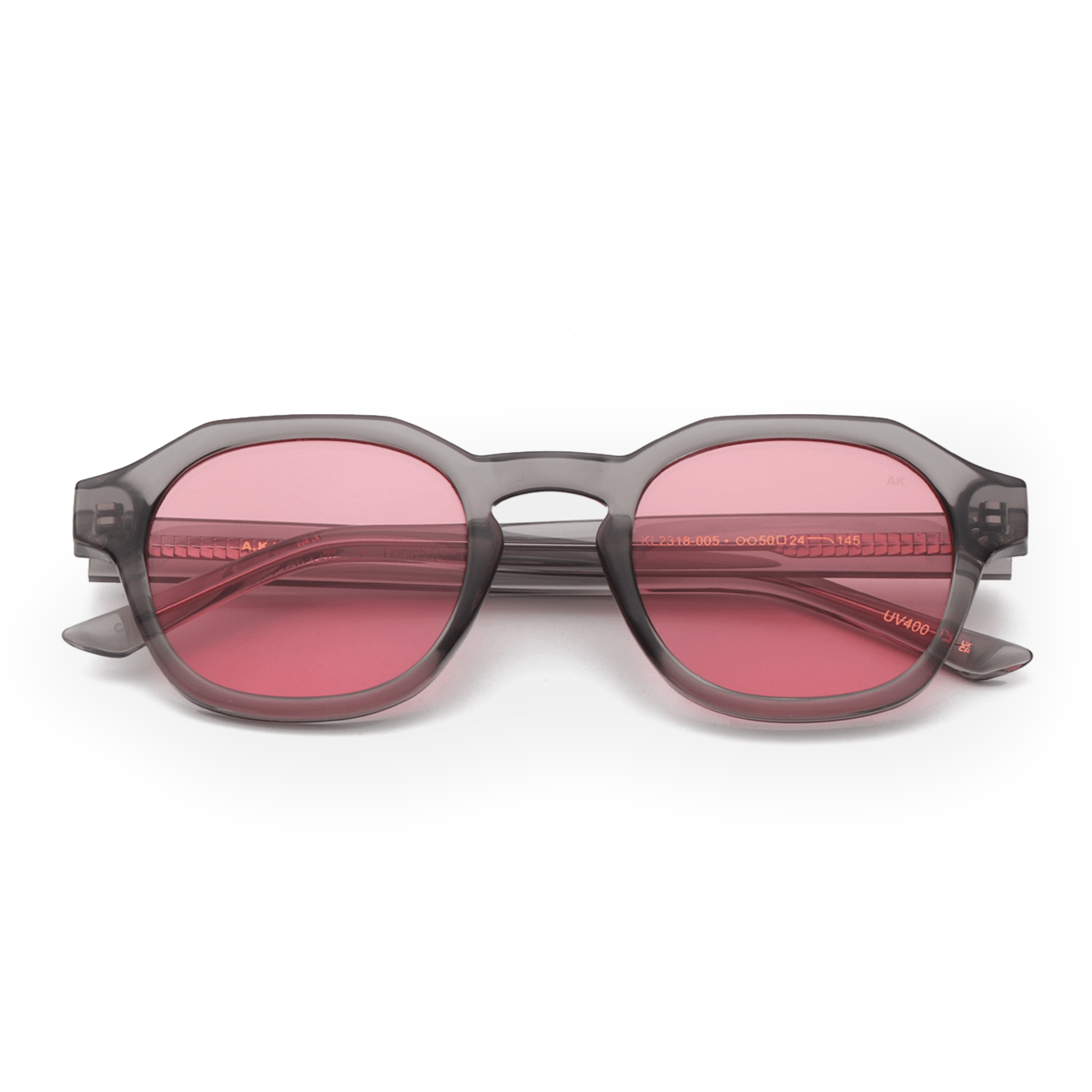 Zan / Grey Transparent & Rose Lens - Shade Files