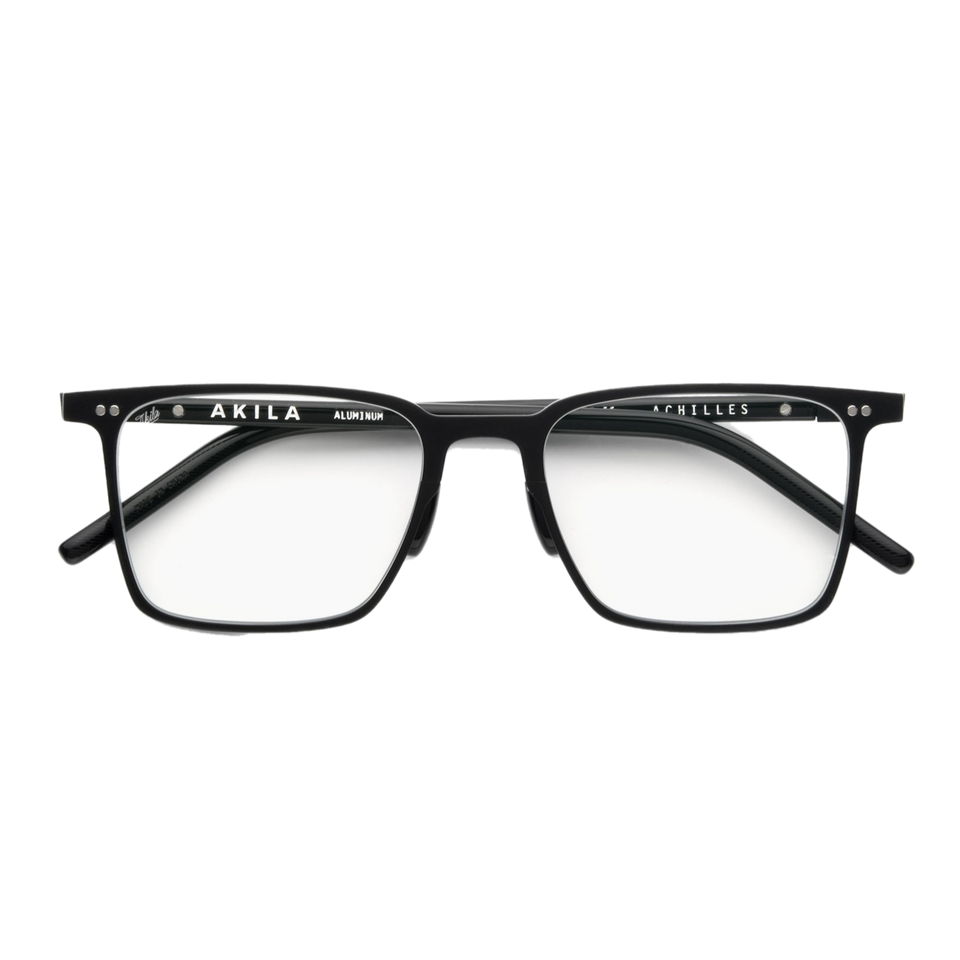 Achilles Optical / Matte Black Aluminium & Blue-Light Lens Achilles Optical / Matte Black Aluminium & Blue-Light Lens